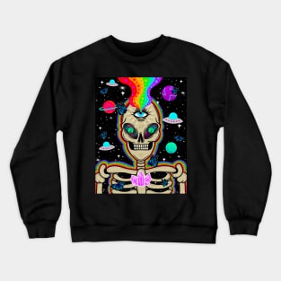 Ancient alien skully Crewneck Sweatshirt